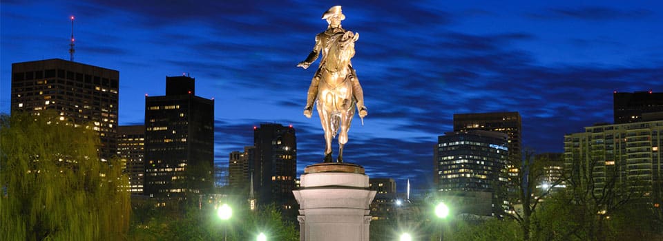 Statue with horse